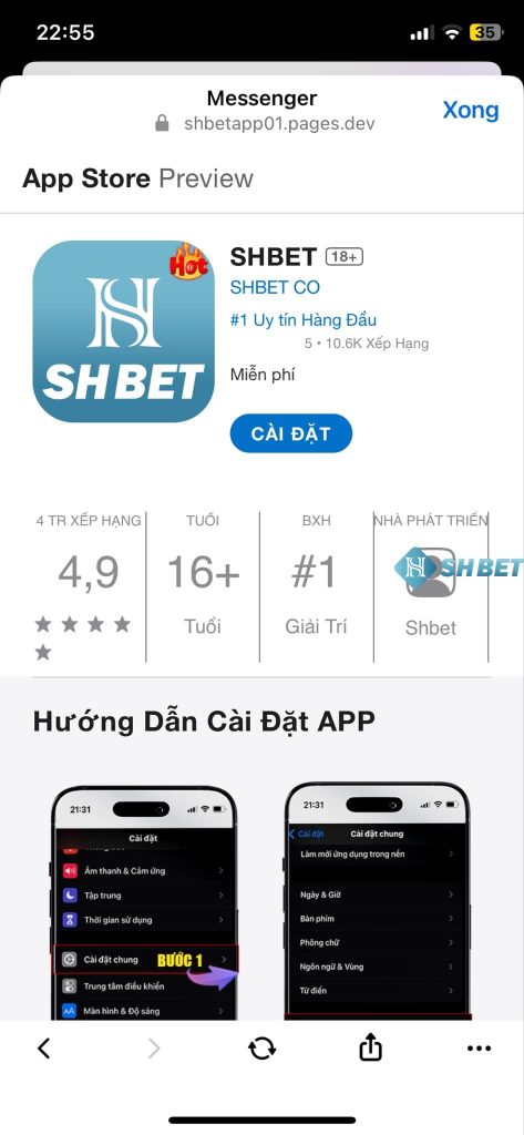 Hướng dẫn tải ứng dụng cho hệ điều hành iOS